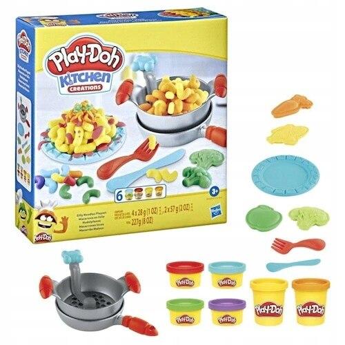Set pasta modelabila Play-Doh Kitchen Creations, 6 culori, ustensile de bucatarie, 227g
