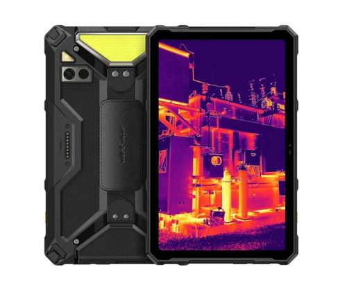 Tableta Ulefone Armor Pad 4 Ultra Thermal, Procesor MediaTek Dimensity 6300 5G, Ecran IPS 10.36inch, 8GB RAM, 256GB Flash, 50MP, Wi-Fi, Bluetooth, GPS, Face ID, Android, 5G, Dual SIM, Fara incarcator (Negru)