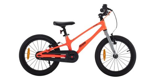 Bicicleta Royal Baby EZ Space Shark, roti 16inch,  Portocaliu