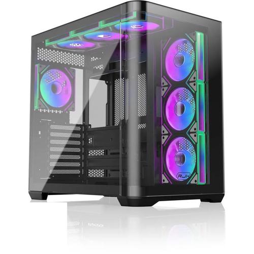 Carcasa Raijintek Atreus BT7, MiddleTower, E-ATX, Negru