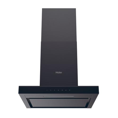 Hota decorativa Haier HATS6CBS4BWIFI, 60 cm, Touch control, 5 viteze, LED, Clasa A+, Wi-Fi, Preci Synch (Negru)