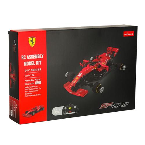 Masinuta construibila cu telecomanda Ferrari SF1000, scara 1 la 16 (Rosu)