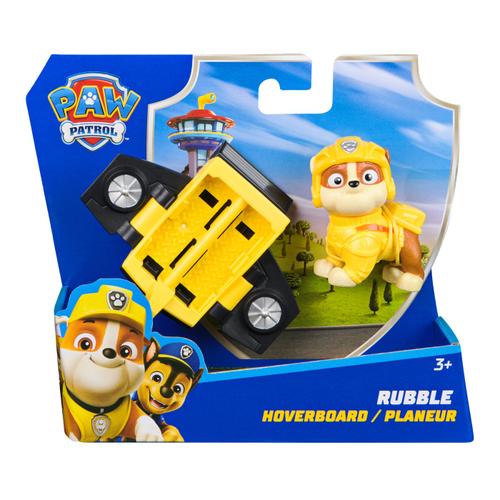 Set joaca - Patrula Catelusilor - Vehicul Hoverboard si figurina Rubble - Paw Patrol - Spin Master
