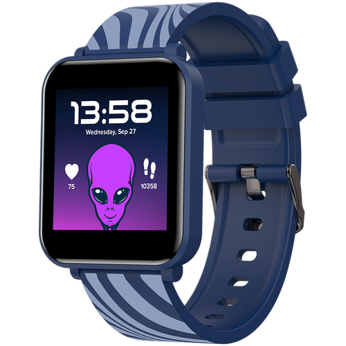 Smartwatch copii CANYON Joyce KW-43, Dual Bluetooth, Android/iOS, 25 moduri sport, Camera,  IP67 (Albastru)