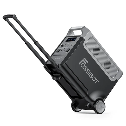 Statie de incarcare portabila Fossibot F3600 Pro, 3840Wh, Ecran LCD, Lanterna LED detasabila, SOS,4 x USB-C, 2 x USB-A (Negru)