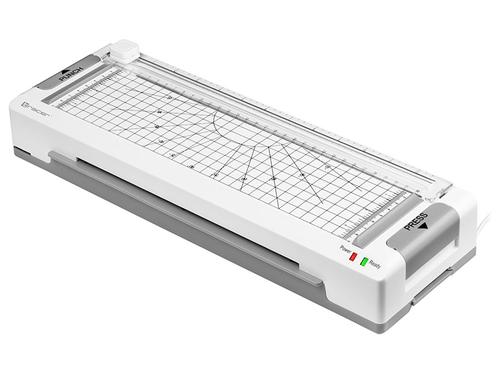 Laminator Tracer A4 TRL-7 All-in-One, Maxim A4, Incalzire 2 min, Laminare, Perforare, Rotunjire colturi, taiere (Alb)