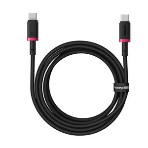 Cablu alimentare si date Baseus Dura, USB Type-C la USB Type-C, 100 W, 2m (Rosu/Negru)