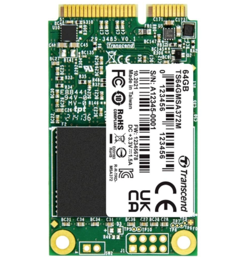 SSD Transcend MSA372M 64GB, SATA III, mSATA, Bulk