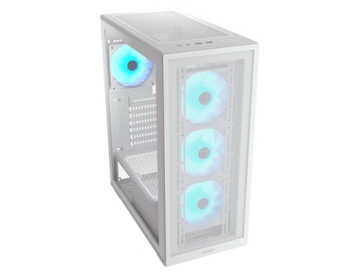 Carcasa Cougar MX220 RGB, Middle Tower, fara sursa (Alb)