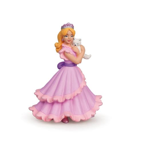 Figurina Papo The Enchanted World – Printesa Chloe, cu rochie roz