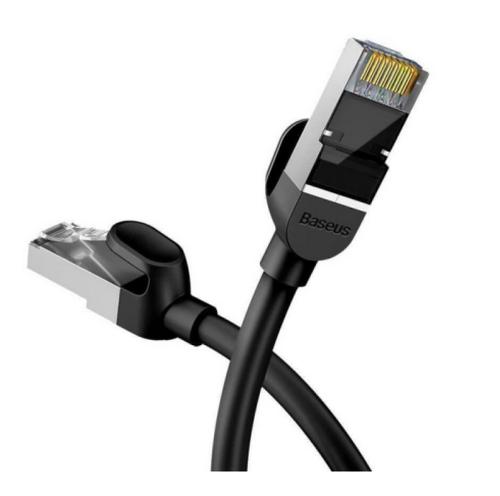 Cablu patch cord Baseus PCWL-AF01, UTP, Cat6, 0.5m, 1Gbps (Negru)
