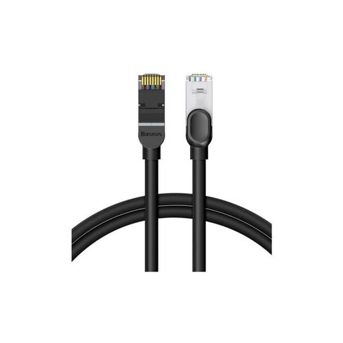 Cablu patch cord UTP Baseus Cat6, 1 Gbps, PVC, 1.5m (Negru)