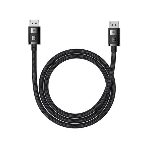 Cablu video Baseus High Definition Series, DisplayPort (T) la DisplayPort (T), 1.5m, 8K UHD 60Hz (Negru)