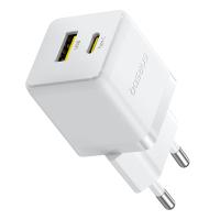 Incarcator retea Baseus Palm P1011160A213-00, 30 W, 1 x USB Type-C, 1 x USB (Alb)