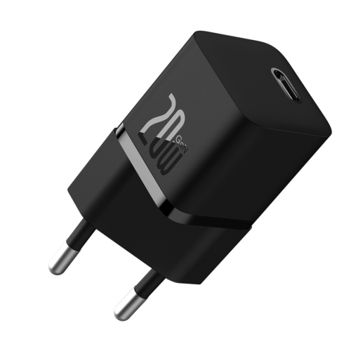 Incarcator retea Baseus GaN5 mini, 20 W, USB Type-C (Negru)