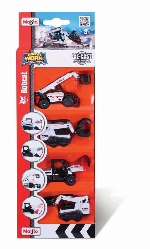 Set 5 utilaje Maisto - Bobcat