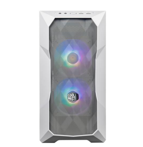 Carcasa Cooler Master MasterBox TD300 MESH, fara sursa de alimentare, sticla securizata (Alb)