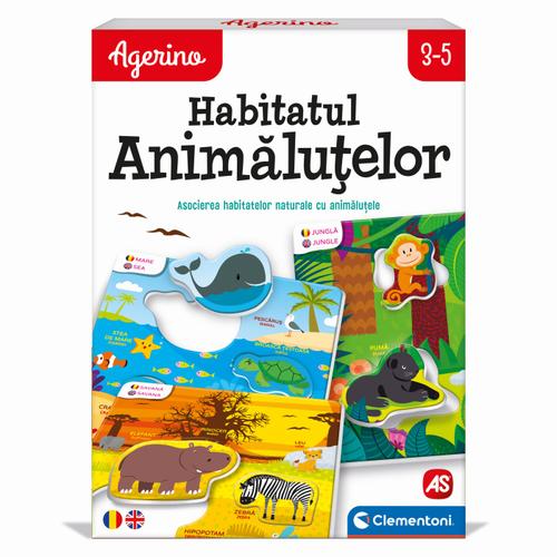 Jucarie educativa - Agerino habitatul animalutelor - Agerino - Clementoni