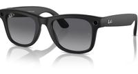 Ochelari de soare Smart Ray-ban META WAYFARER RW4008, Wi-Fi 6, Bluetooth, Aparat foto cu filmare, Asistent vocal, 32GB Flash, Meta AI integrat, Lentile Gradient Polarizat (Negru)
