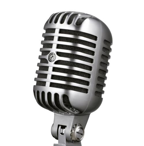 Microfon Vocal Retro Shure 55SH Series II, Dinamic, Cardiod, XLR 3 (Argintiu)