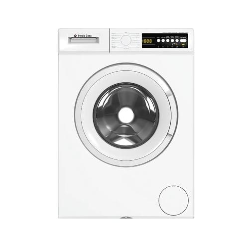 Masina de spalat rufe Studio Casa Bianco WMLED1207 New, 7 kg, 1200 Rpm, Clasa energetica A, 15 programe de spalare, Display digital, 5 functii auxiliare (Alb)