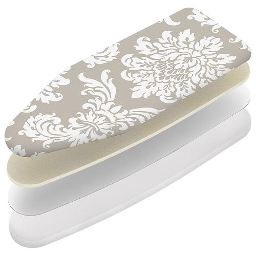 Husa Universala Pentru Masa De Calcat Studio Casa COP630 Cu 4 Straturi, Cu Strat De Aluminiu, Thermoreflectorizant, Colombo (Alb/Bej)