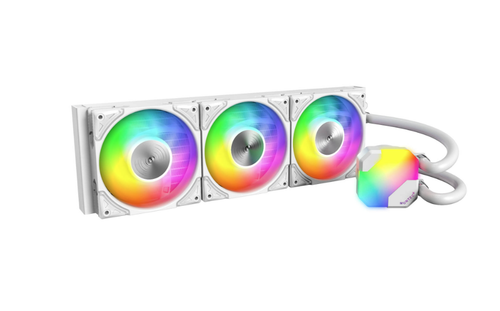 Cooler CPU Montech Hyper Flow AIO, 2200rpm, iluminare aRGB (Alb)