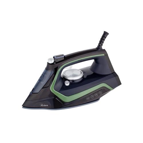 Fier de calcat Ardes ARSTIR02B, 2200W, Talpa ceramica, 220 ml, 25 g/min (Negru)