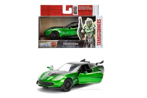 Masinuta - Metals Die Cast - Transformers: Crosshairs 2016 Chevy Corvette Stingray - Metals Die Cast - Jada Toys