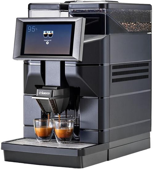 Espressor automat Saeco Magic B2, 1300 W, Rezervor 4l, 8 niveluri rasnire, Ecran Color Touch 7inch, Capacitate boabe 1.2 kg (Negru)