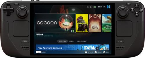 Consola Valve Steam Deck OLED, CPU AMD Zen 2 / GPU 8 RDNA, 16GB RAM, 512GB Flash, Ecran HDR OLED 7.4inch, Bluetooth, Wi-Fi, SteamOS (Negru)