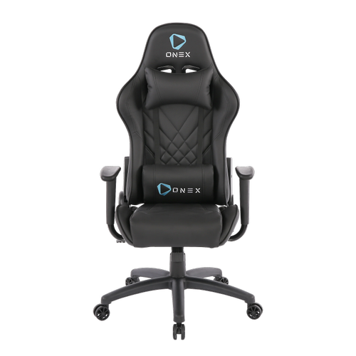 Scaun Gaming ONEX GX220 AIR, Max 125 kg, Spuma, Cadru metalic, PVC (Negru)