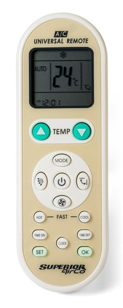 Telecomanda Superior AirCo pentru aere conditionate, universal (Alb/Bej)