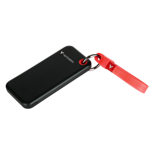 SSD Extern Verbatim 32192, 1 TB, USB Type-C 3.2 Gen 2 (Negru/Rosu)