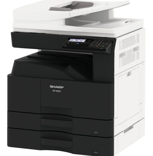 Multifunctionala Mono Sharp BP20M31, Retea, USB 2.0, A3, 31ppm/A4, Duplex, 17ppm/A3, fara toner si developer
