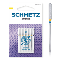 Set 5 ace de cusut, materiale elastice, finete 90, Schmetz 130/705 H-S VDS