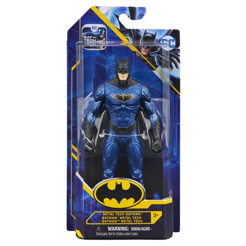 Figurina - DC - Batman Blue Metal Tech, 15 cm - DC - Spin Master