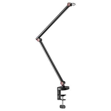 Suport pentru microfon Cabletech UCH0038, rotatie 360°/orizontal (Negru/Rosu)