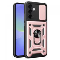 Husa pentru Samsung Galaxy A36 A366, Techsuit, CamShield, Negru/Roz