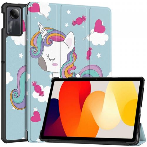 Husa pentru Xiaomi Redmi Pad SE, Techsuit, FoldPro Unicorn (Multicolor)
