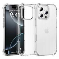 Husa pentru Apple iPhone 16 Pro, Techsuit, Shockproof Clear (Big Lens Hole), Transparenta