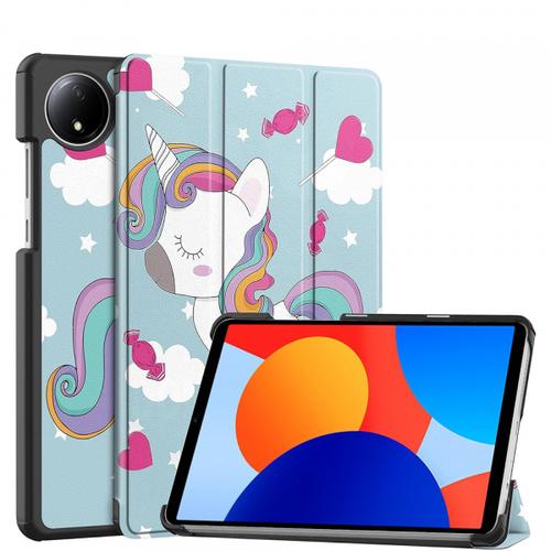 Husa pentru Xiaomi Redmi Pad SE 8.7, Techsuit, FoldPro Unicorn (Multicolor)