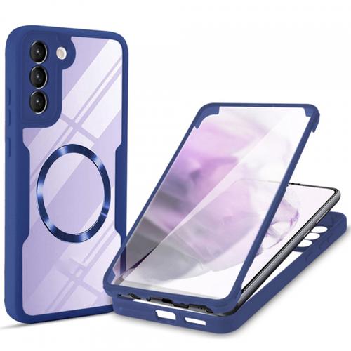 Husa MagSafe pentru Samsung Galaxy S23 S911, Techsuit, ColorVerse 360, Albastra