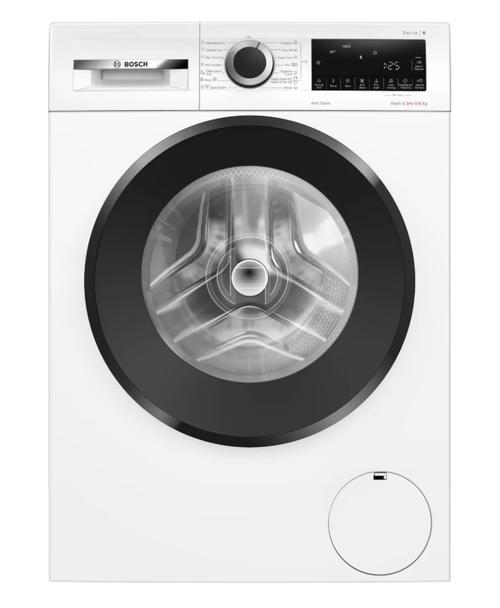 Masina de spalat rufe cu uscator Bosch WNG24401BY, 9 Kg spalare, 6 Kg uscare, 1400 RPM, AutoDry, Iron Assist, EcoSilence Drive, 14 programe, Clasa A (Alb)