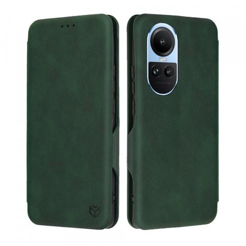 Husa Techsuit Safe Wallet Plus pentru Oppo Reno10 / Reno10 Pro (Verde)