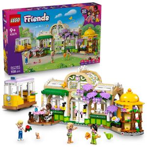 LEGO® Friends - Cafenea cu multe plante si florarie 42671, 1138 piese