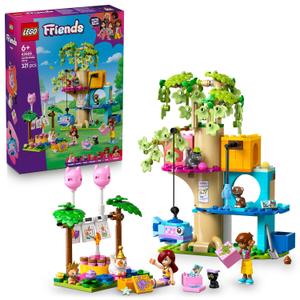 LEGO® Friends - Petrecere de ziua de nastere a pisicii si casuta in copac 42666, 321 piese