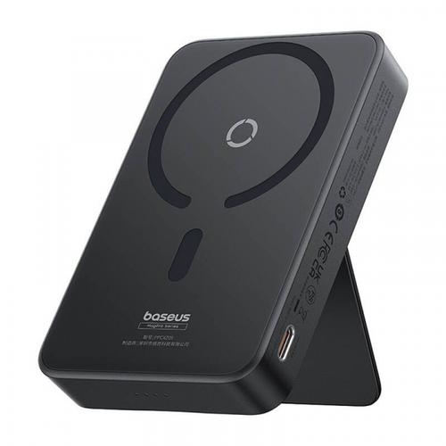 Baterie Externa Wireless Baseus MagPro Magnetic PPCXZ05, 5000 mAh, 20 W, PD + FQI, 1 x QI, 1 x USB-C (Negru)