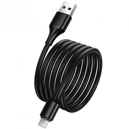 Cablu Date si Incarcare USB-A - microUSB HOCO X120, 18W, 1m, Negru