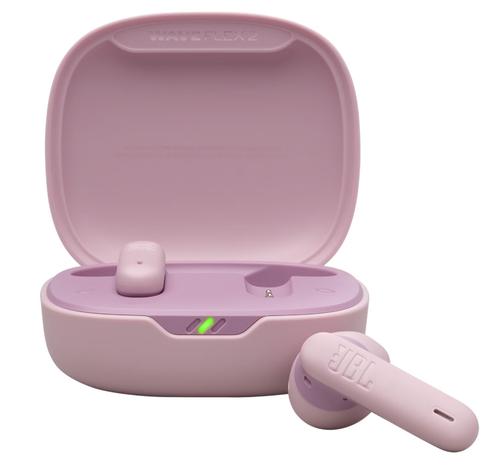 Casti In-Ear JBL Wave Flex 2, True Wireless, Bluetooth, Autonomie 10 ore/40 ore, IP54 (Roz)